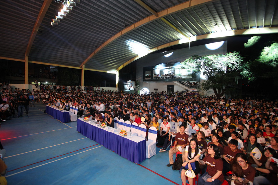 Chương trình đã thu hút đông đảo sinh viên tham dự. (Nguồn: Vietnam+)