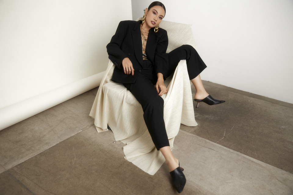 Á hậu 2 Hoa hậu Hoàn vũ Việt Nam 2022 Huỳnh Phạm Thủy Tiên được biết đến là người đẹp có phong cách ngọt ngào, nữ tính. Không đóng khung trong bất kỳ hình ảnh nào, nàng Á hậu bất ngờ ‘lột xác’ trong loạt ảnh mới với phong cách thời trang cá tính. (Ảnh: CTV/Vietnam+)