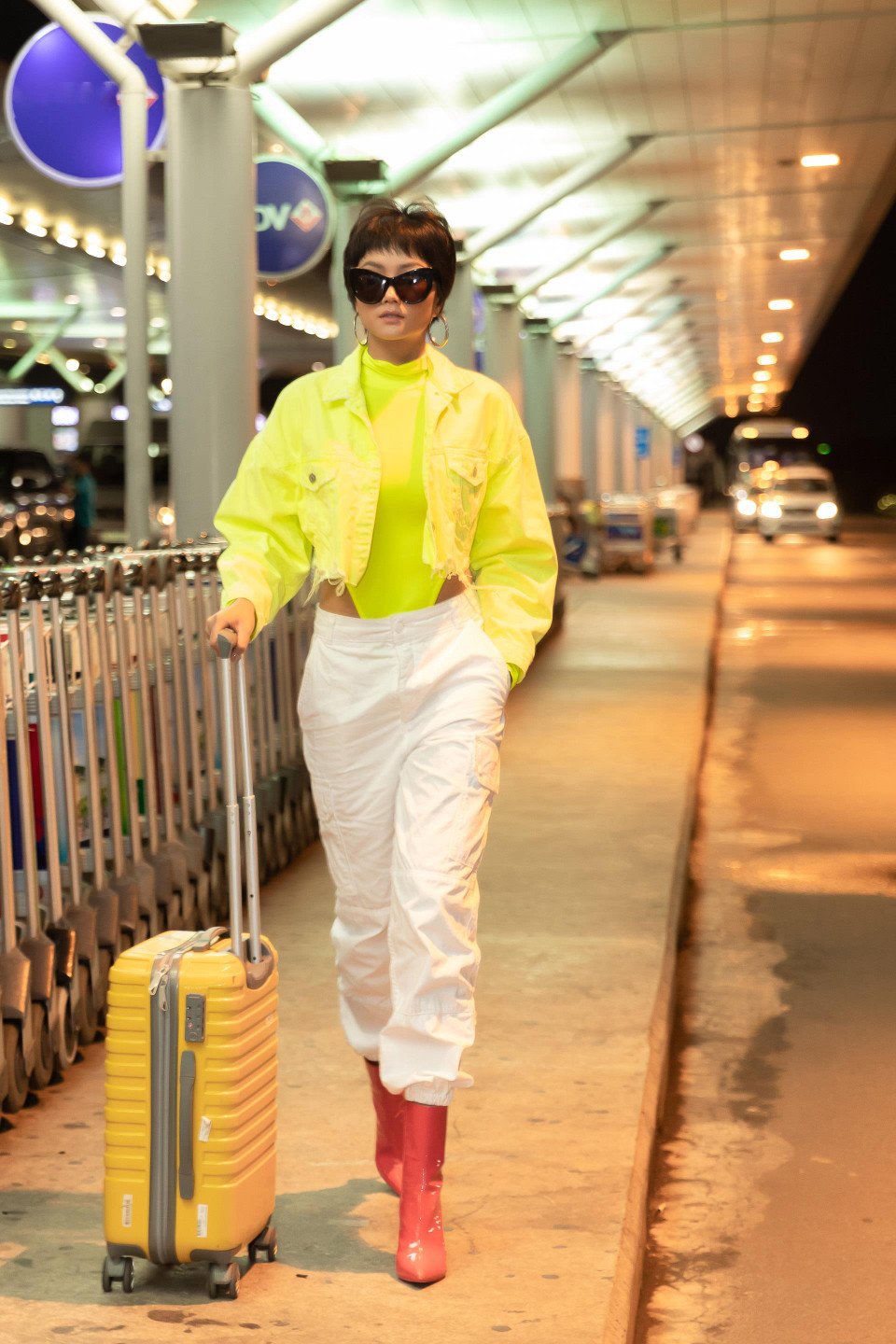 Trước đó, H’Hen Niê từng nhiều lần trình diễn thời trang cho các chương trình của thương hiệu này. (Ảnh: Thiên An/Vietnam+)