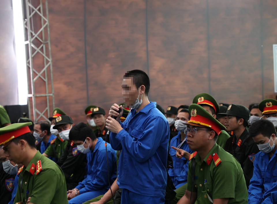 Các bị cáo ăn năn, hối cải và nhận thức rõ hành vi phạm tội. (Ảnh: TTXVN)