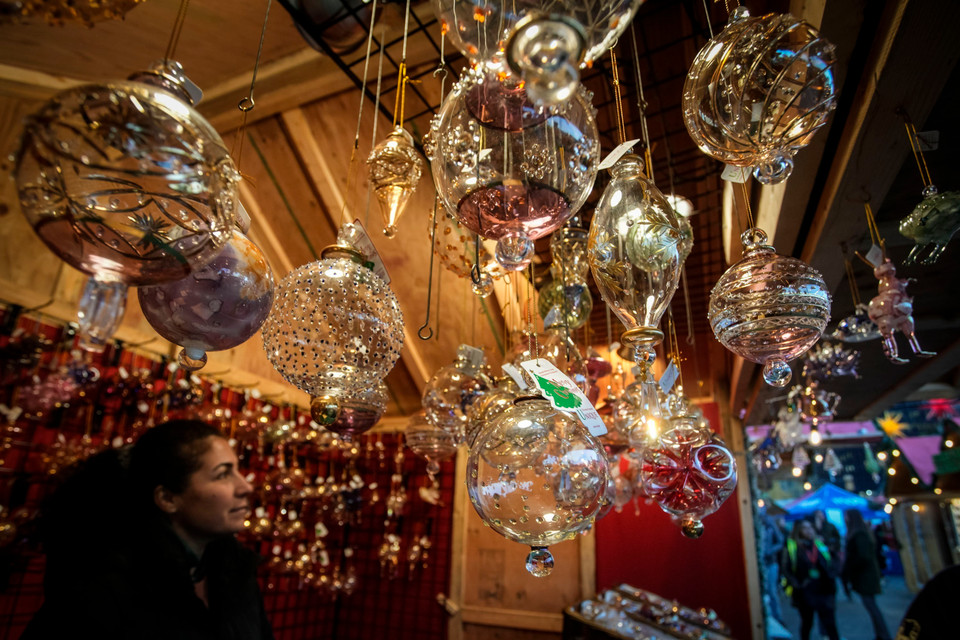 Chợ Giáng sinh tại Vancouver, British Columbia, Canada. (Ảnh: THX/TTXVN)