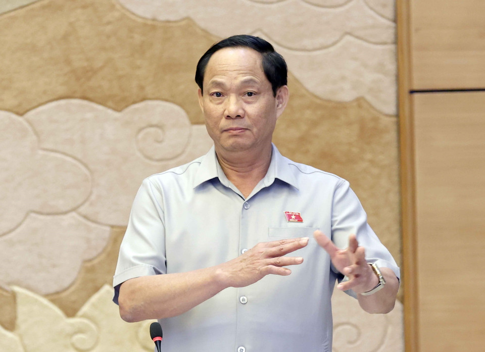 Phó Chủ tịch Quốc hội Trần Quang Phương phát biểu. (Ảnh: Doãn Tấn/TTXVN)