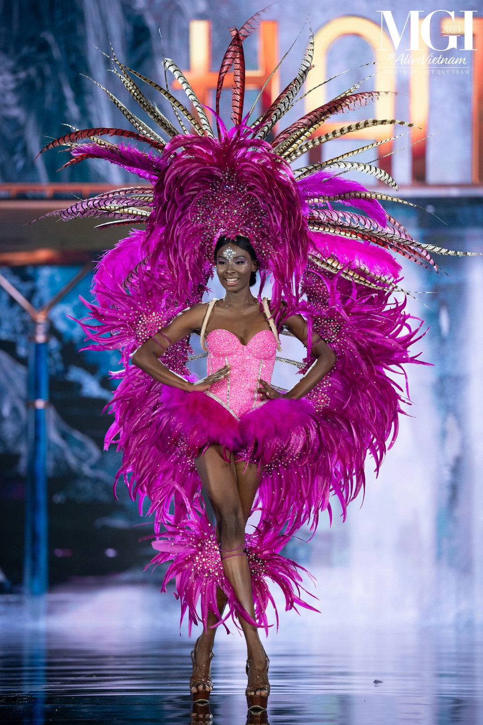 Đại diện ban tổ chức cho biết chủ đích đơn vị đăng cai Miss Grand International 2023 tại Việt Nam là quảng bá văn hóa, du lịch nước nhà. (Ảnh: BTC/Vietnam+)