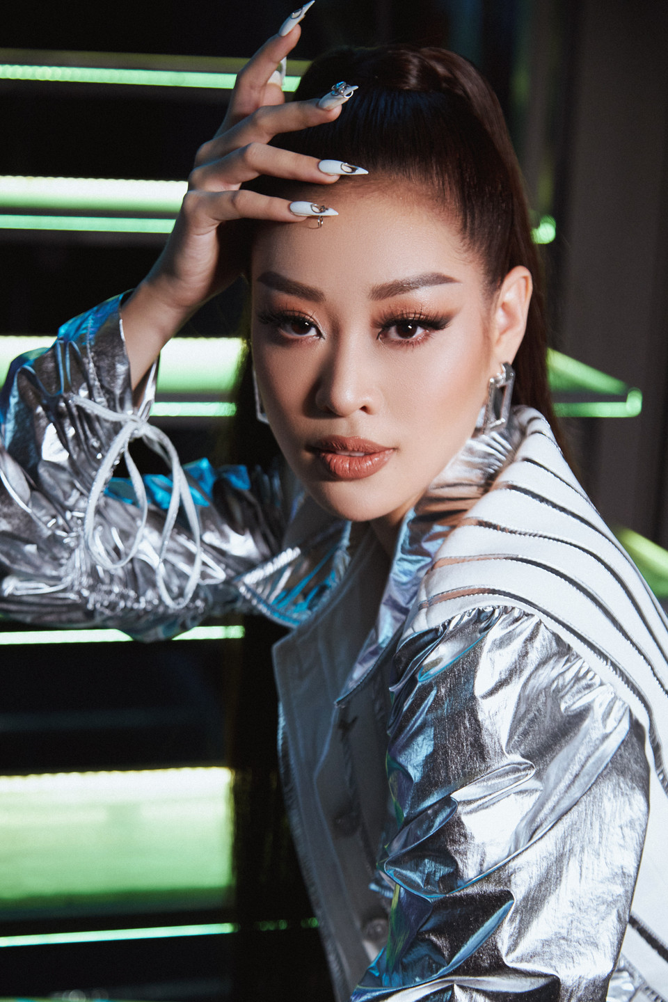 Hoa hậu hiện cũng chuẩn bị cho việc đồng hành cùng cuộc thi Hoa hậu Hoàn vũ Việt Nam 2022 với tư cách là đương kim Hoa hậu. (Ảnh: CTV/Vietnam+)