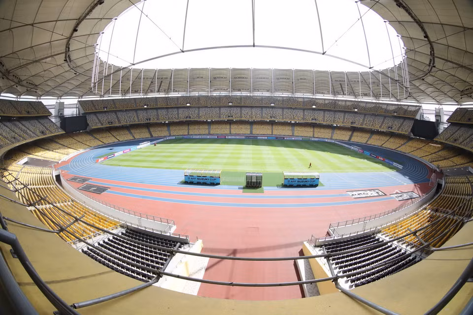 Toàn cảnh sân vận động Bukit Jalil. (Ảnh: Hoàng Linh/TTXVN)