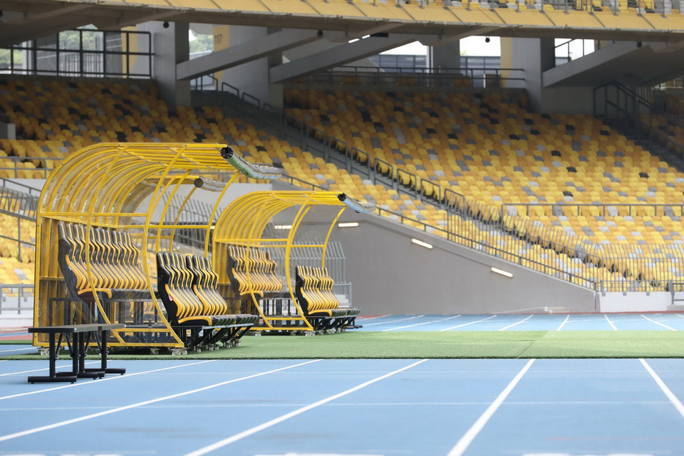 Sân Bukit Jalil nằm ở Bukit Jalil, trong khu liên hợp thể thao quốc gia của Malaysia tại phía Nam Kuala Lumpur, có sức chứa 88.000 chỗ ngồi. (Ảnh: Hoàng Linh/TTXVN)