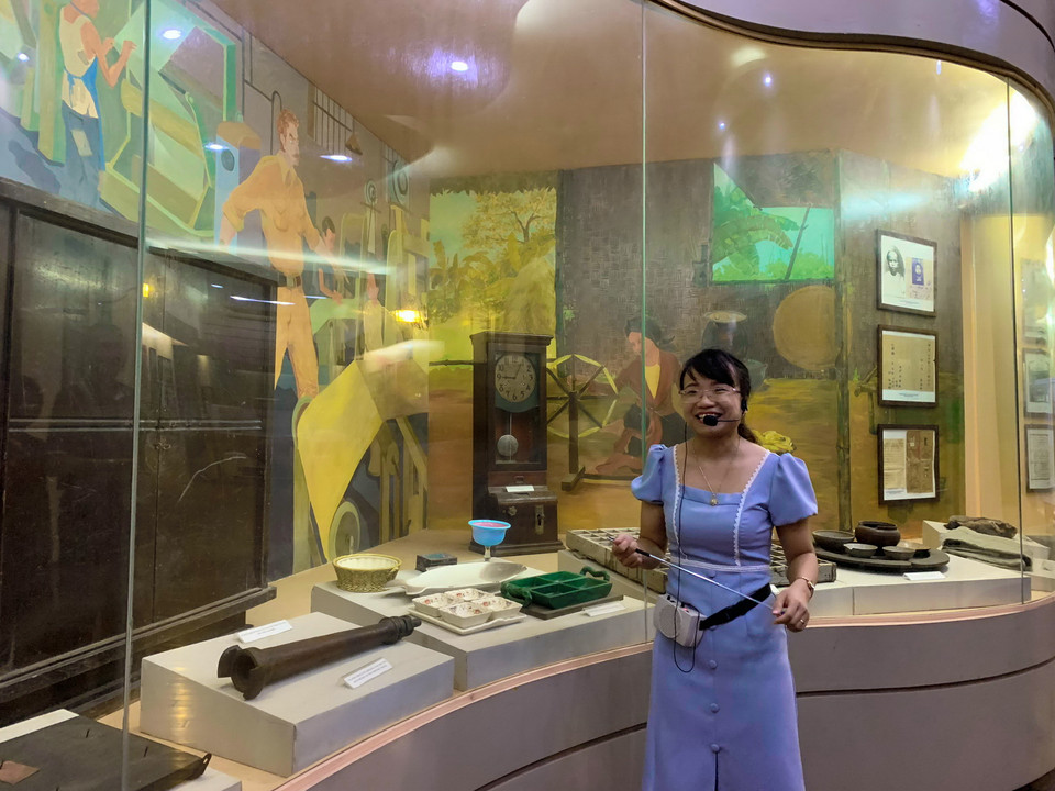 Bảo tàng là nơi lưu giữ hiện vật và những câu chuyện của hơn 100 năm lịch sử Nhà máy Dệt Nam Định(Ảnh: Xuân Mai/Vietnam+)