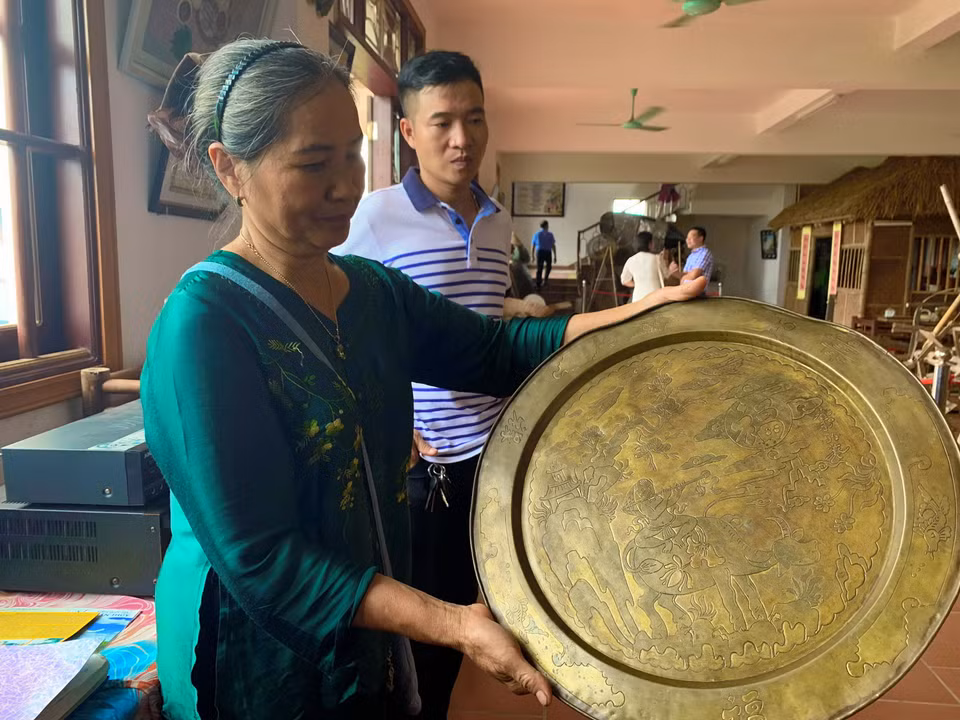 Bảo tàng là một dự án văn hóa do nhà giáo Ngô Thị Khiếu sáng lập. Được khởi công từ đầu năm 2011 và phải tới năm 2015 mới chính thức hoàn thiện. Năm 2014, Tổ chức Kỷ lục Việt Nam đã trao chứng nhận bà Ngô Thị Khiếu là người sáng lập Bảo tàng Đồng quê đầu tiên ở Việt Nam. (Ảnh: Xuân Mai/Vietnam+)