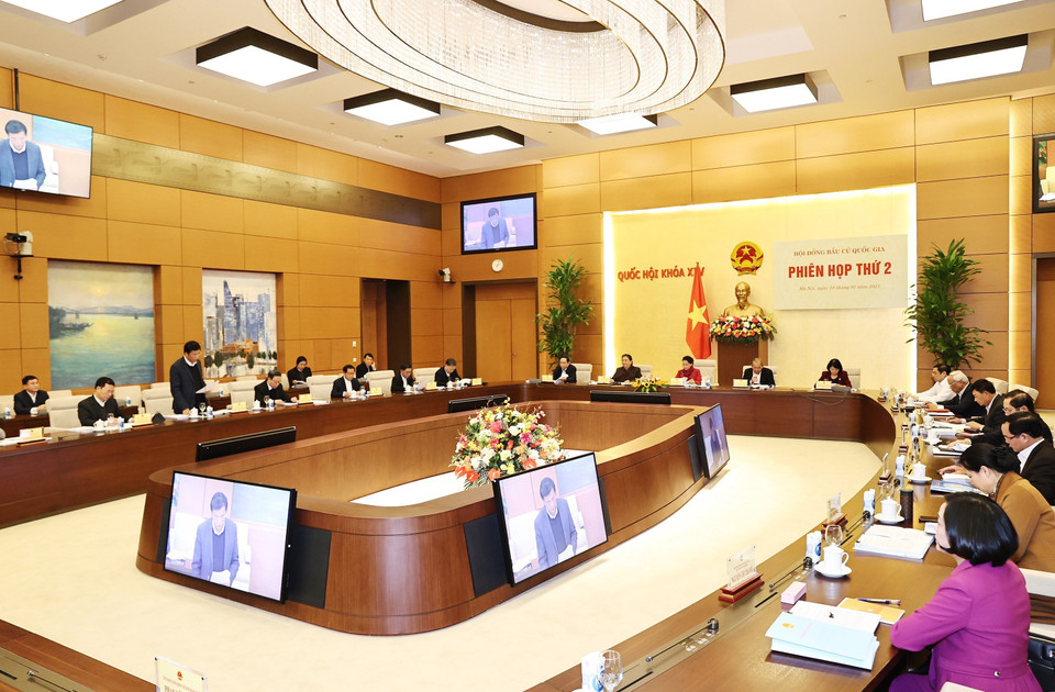 Quang cảnh phiên họp. (Ảnh: Trọng Đức/TTXVN)