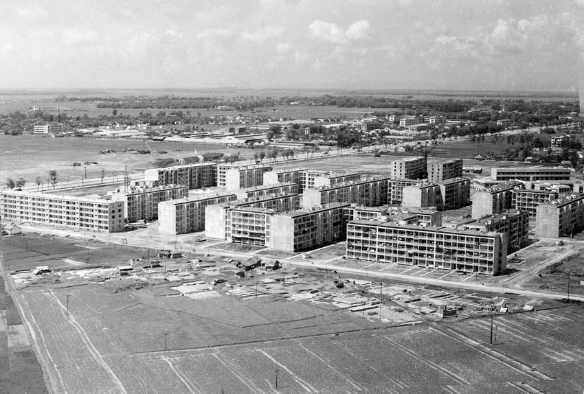 Khu tập thể Thanh Xuân Bắc, Hà Nội (năm 1985). (Ảnh: Cao Phong/TTXVN)