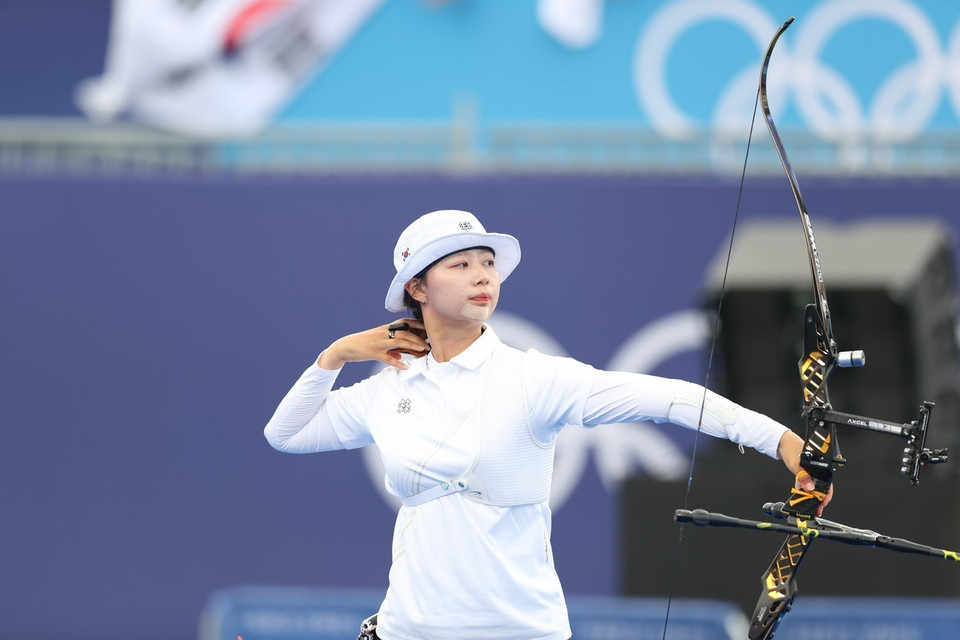 Lim Si Hyeon dễ dàng giành chiến thắng ở vòng 1/32 và 1/16 nội dung đơn nữ. (Ảnh: Hoàng Linh/TTXVN)