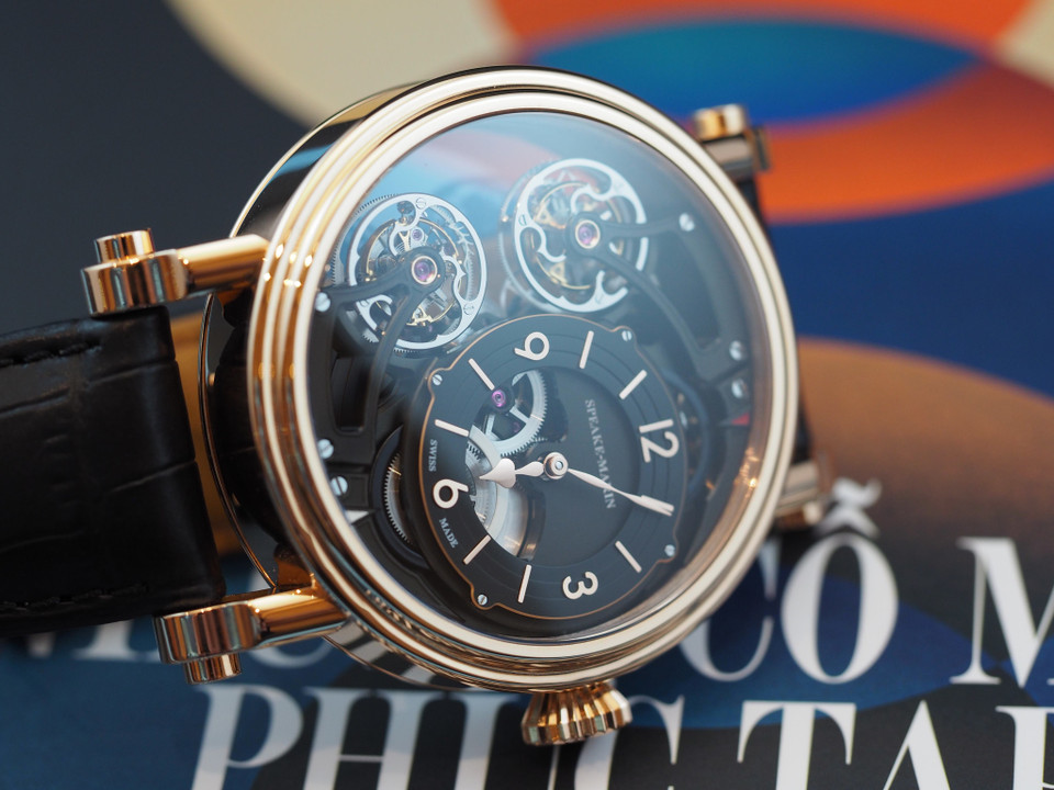 Đồng hồ Speake-Marin Double Tourbillon có giá 7,1 tỷ đồng.