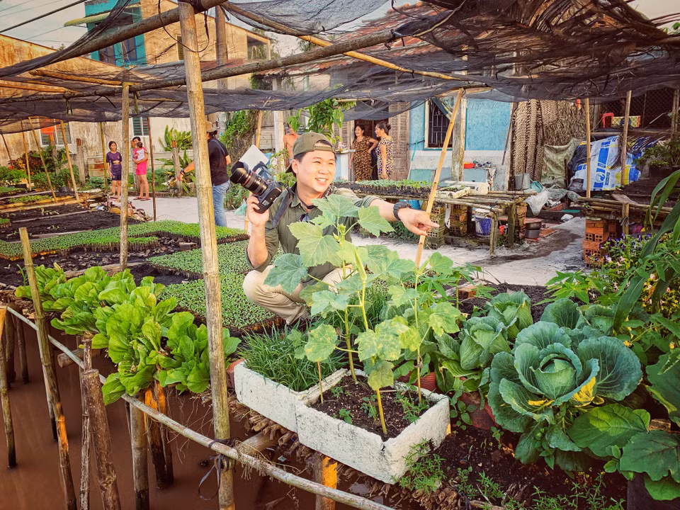 Nơi đây cũng trở thành điểm đến ưa thích của các nhiếp ảnh gia. (Ảnh: M.Mai/Vietnam+)