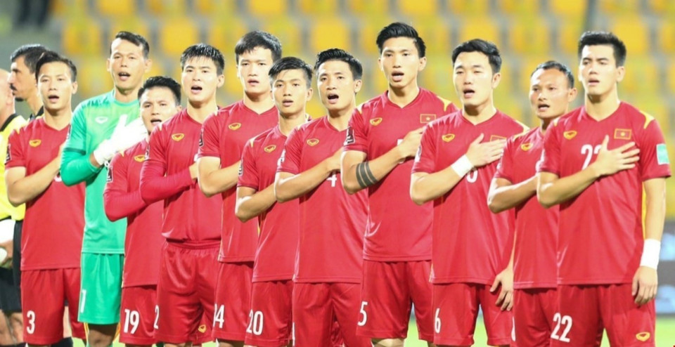 Việt Nam lập kỳ tích lần đầu tiên vào vòng loại cuối cùng World Cup 2022 khu vực châu Á. (Ảnh: Hoàng Linh/TTXVN)