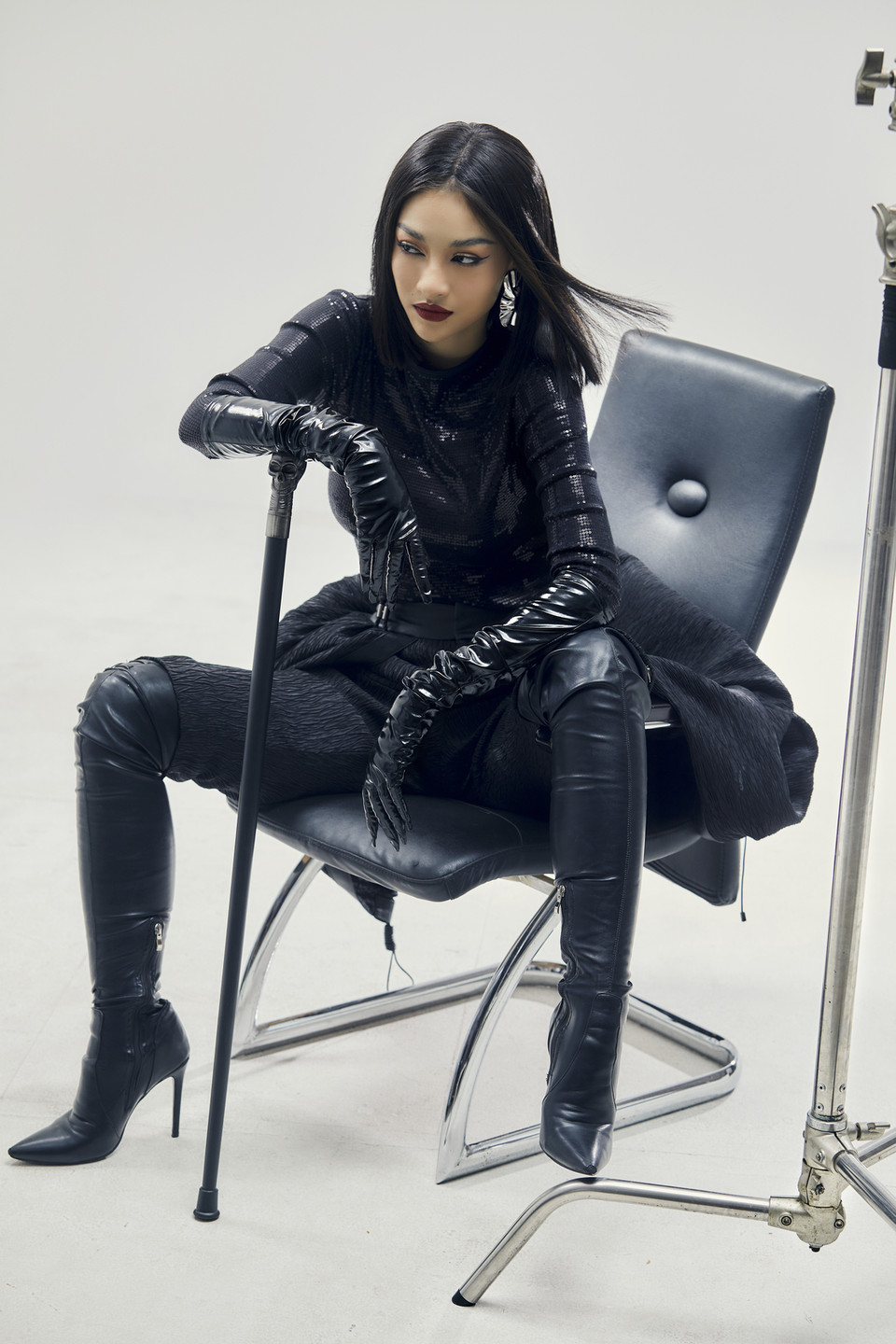 Nhắc đến mỹ nhân này, công chúng luôn đánh giá cao về những màn ‘lột xác’ ngoạn mục và hành trình hai năm đương nhiệm đầy rực rỡ của mình. (Ảnh: Hoàng Phúc/Vietnam+)