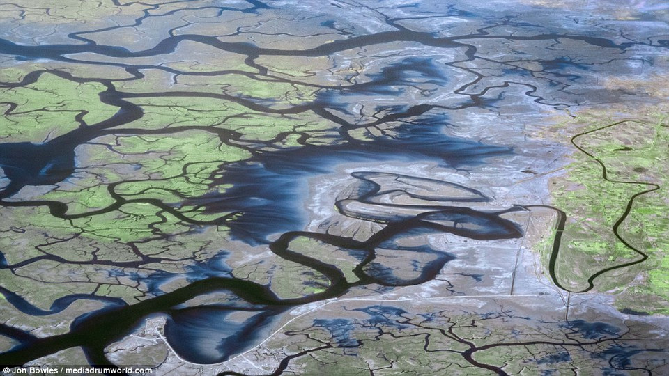 Đồng bằng lớn nhất thế giới, Ganges, ở Bangladesh. (Nguồn: Dailymail.co.uk)