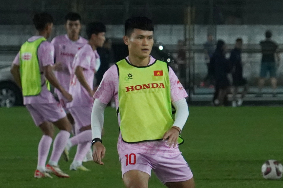 Tiền đạo Tuấn Hải được Liên đoàn Bóng đá châu Á (AFC) đánh giá là một trong những cầu thủ đáng chú ý nhất tại Asian Cup 2023. (Ảnh: Việt Anh/Vietnam+)