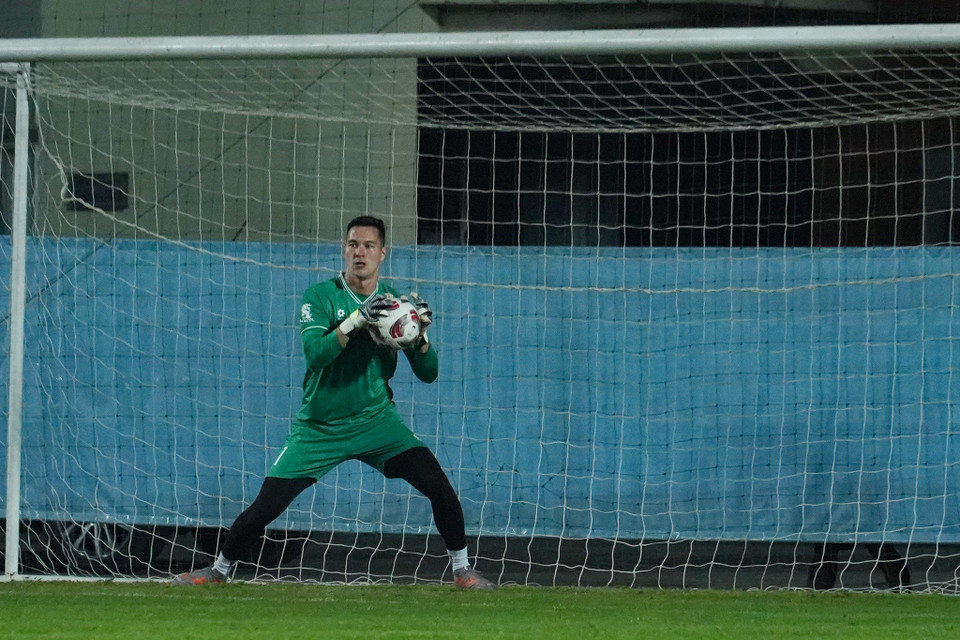 'Tân binh' của Đội tuyển Việt Nam tại VCK Asian Cup 2023 - thủ môn Nguyễn Filip. (Ảnh: Việt Anh/Vietnam+)