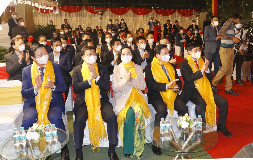 Đại biểu dự buổi gặp gỡ. (Ảnh: Doãn Tấn/TTXVN)