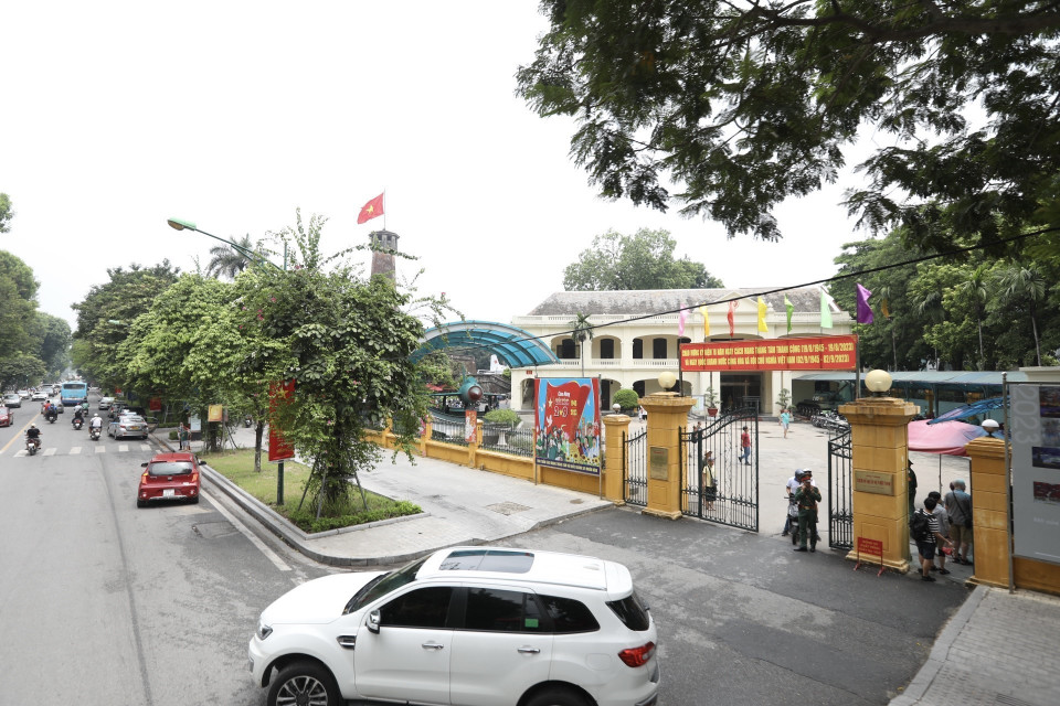 Bảo tàng Lịch sử Quân sự Việt Nam ở phố Điện Biên Phủ, quận Ba Đình. (Ảnh: Minh Quyết/TTXVN)