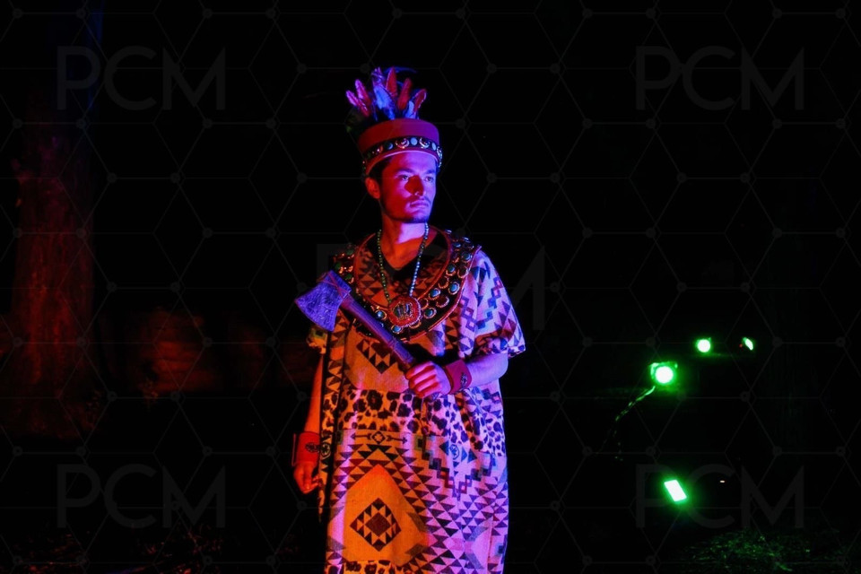 Một vị thần trong tín ngưỡng thời kỳ tiền Colombo. (Ảnh: TTXVN phát)