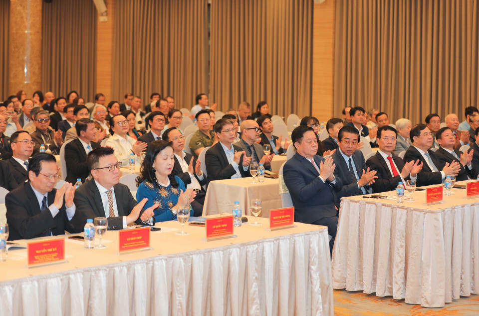 Các đại biểu tham dự lễ kỷ niệm. (Ảnh: Thanh Tùng/TTXVN)