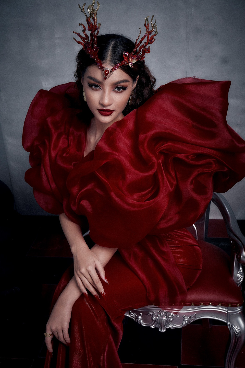 Vốn là một Á hậu, Kiều Loan luôn thu hút sự quan tâm của công chúng bằng hình ảnh ‘Beauty queen.’ (Ảnh: CTV/Vietnam+)