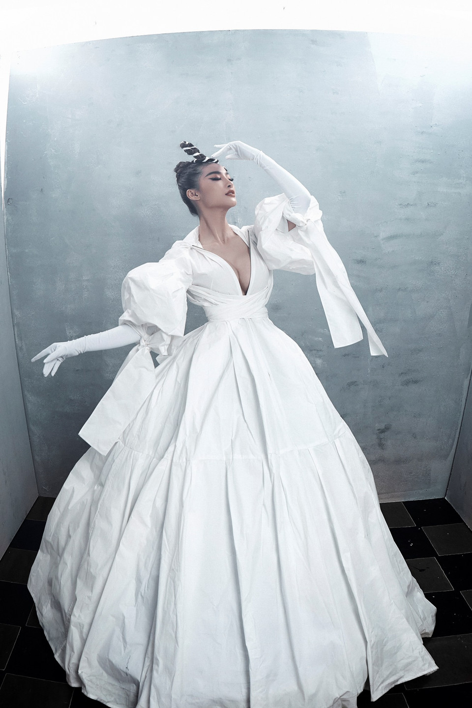 Mặc dù cuộc thi chưa chính thức bắt đầu nhưng tinh thần ‘thiện chiến’ của cặp đôi đã khiến cho người hâm mộ không khỏi kỳ vọng. (Ảnh: CTV/Vietnam+)