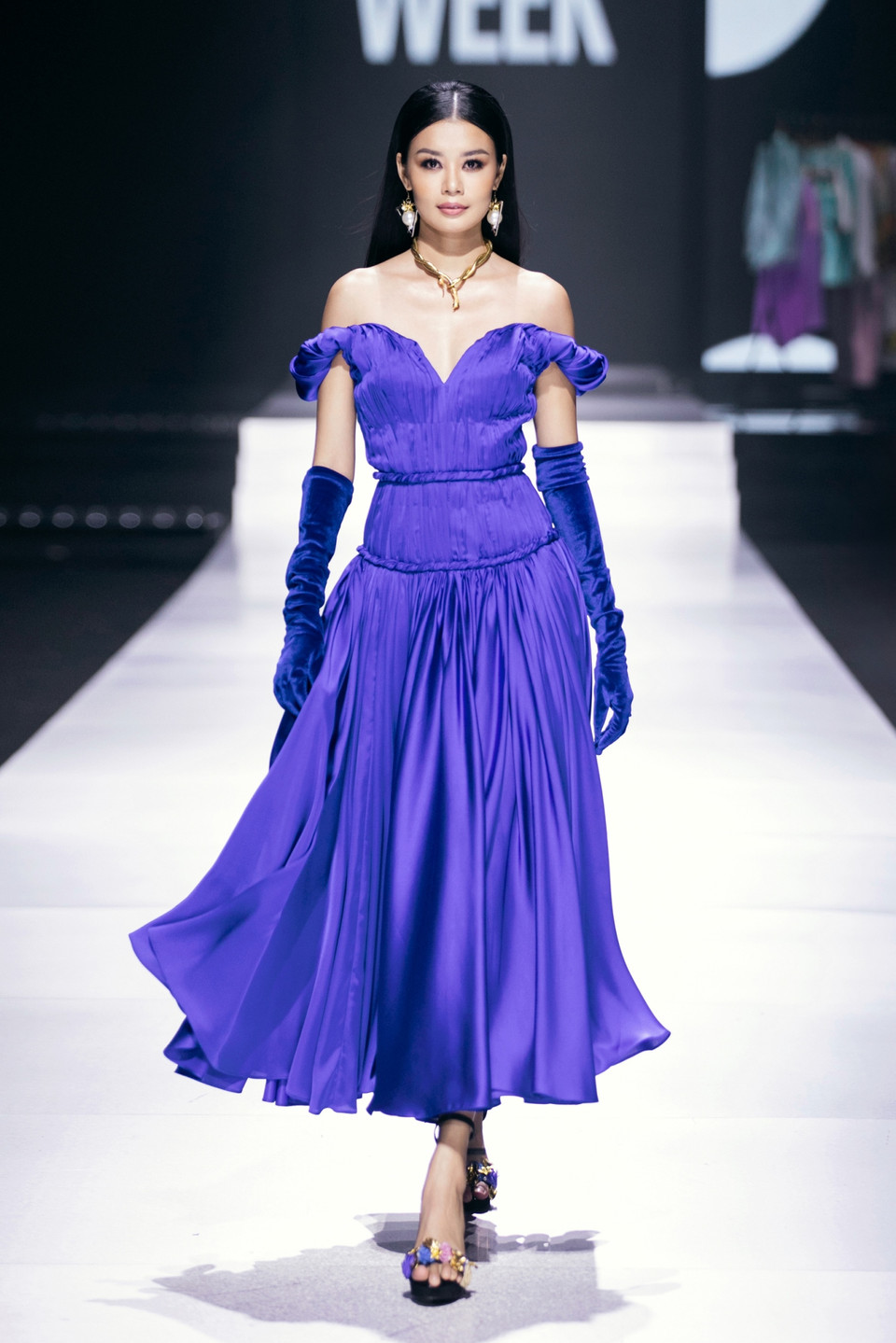 Một thiết kế trong bộ sưu tập. (Ảnh: CTV/Vietnam+)