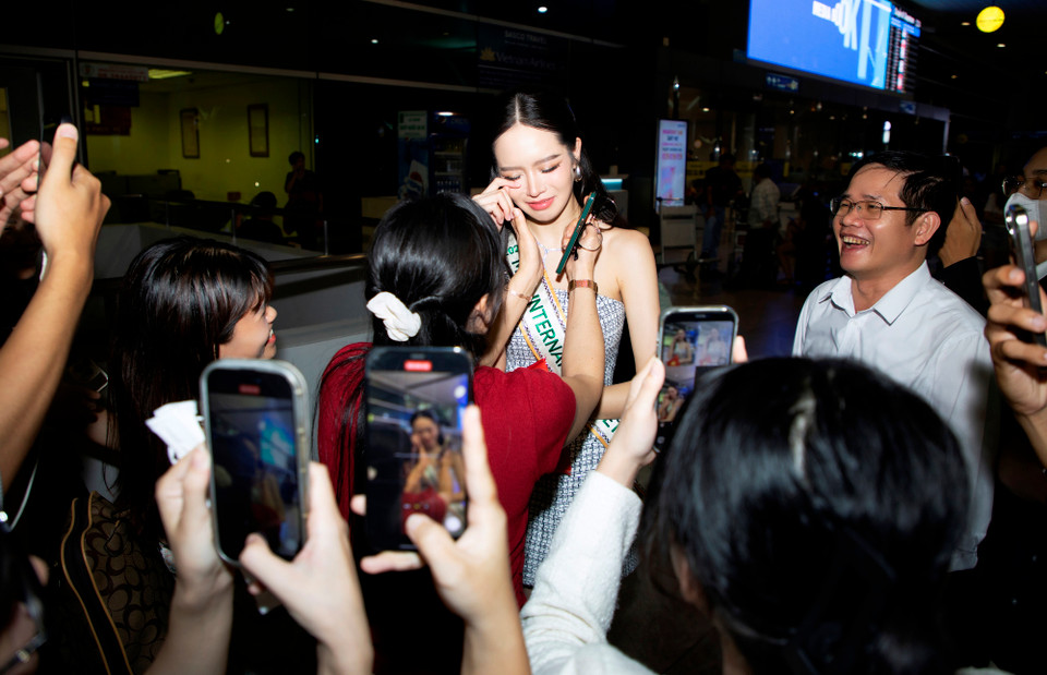 Sau nhiều tháng rèn luyện, Thanh Thủy cho biết bản thân luôn không ngừng nỗ lực để đáp lại sự kỳ vọng từ mọi người. (Ảnh: CTV/Vietnam+)