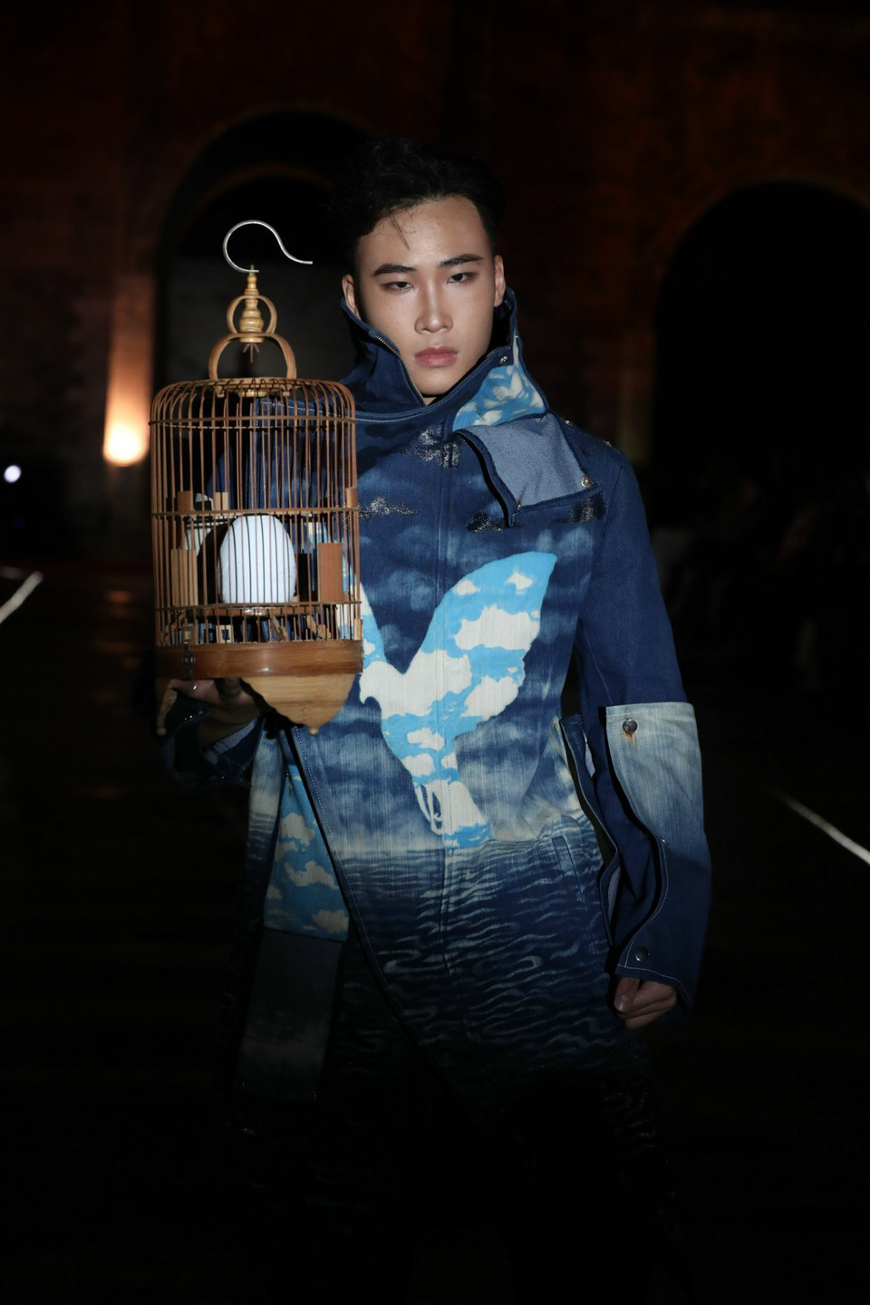 Một thiết kế trong chương trình biểu diễn 'Colombia dệt hòa bình.' (Ảnh: Mai Mai/Vietnam+)