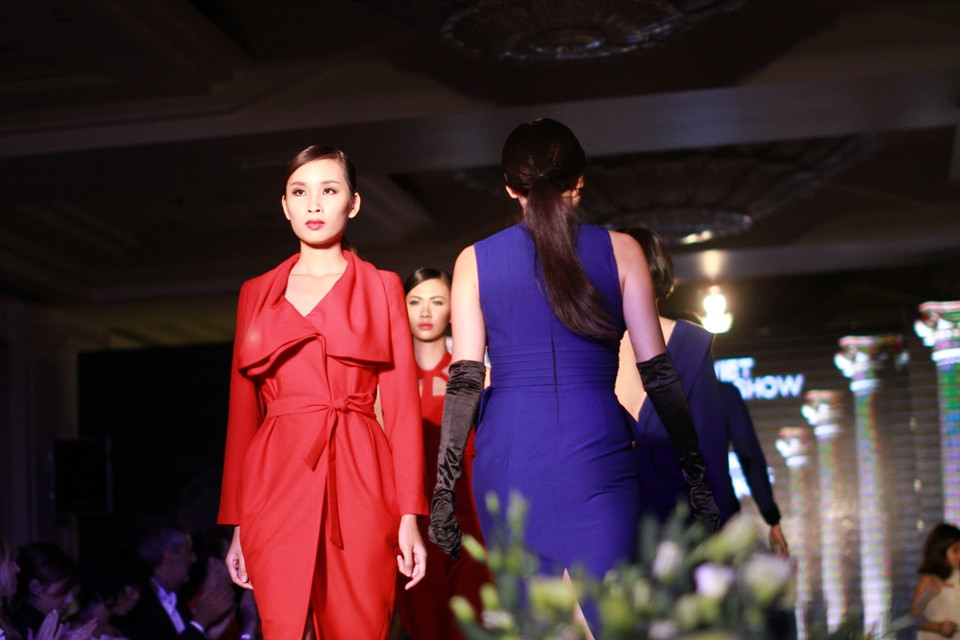 Các thiết kế của Trang Cherry. (Ảnh: Xuân Mai/Vietnam+)