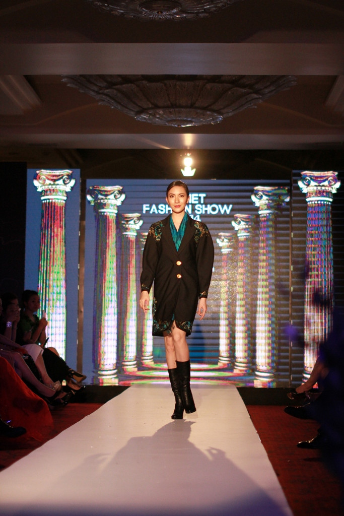 NTK muốn mang đến cho công chúng một phong cách kinh điển về chất liệu...(Ảnh: Xuân Mai/Vietnam+)