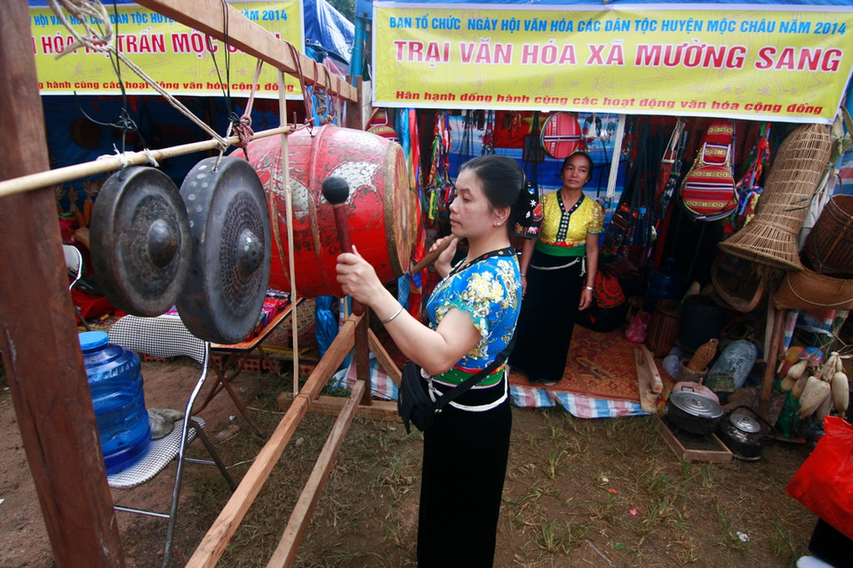 Trại của các địa phương tham gia lễ hội. (Ảnh:Xuân Mai/Vietnam+)