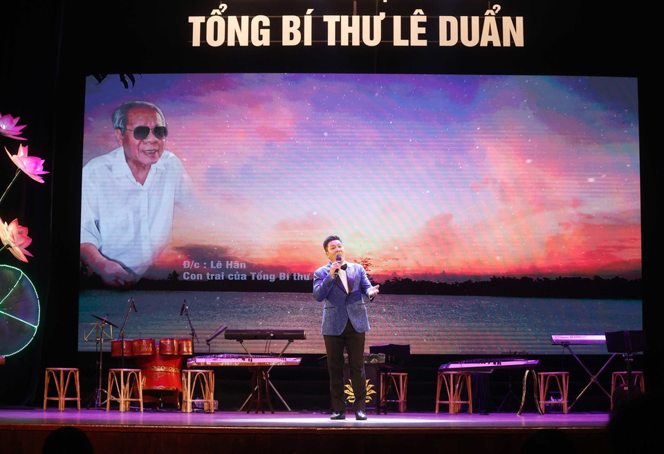 Một tiết mục trong chương trình. (Ảnh: Thống Nhất/TTXVN)