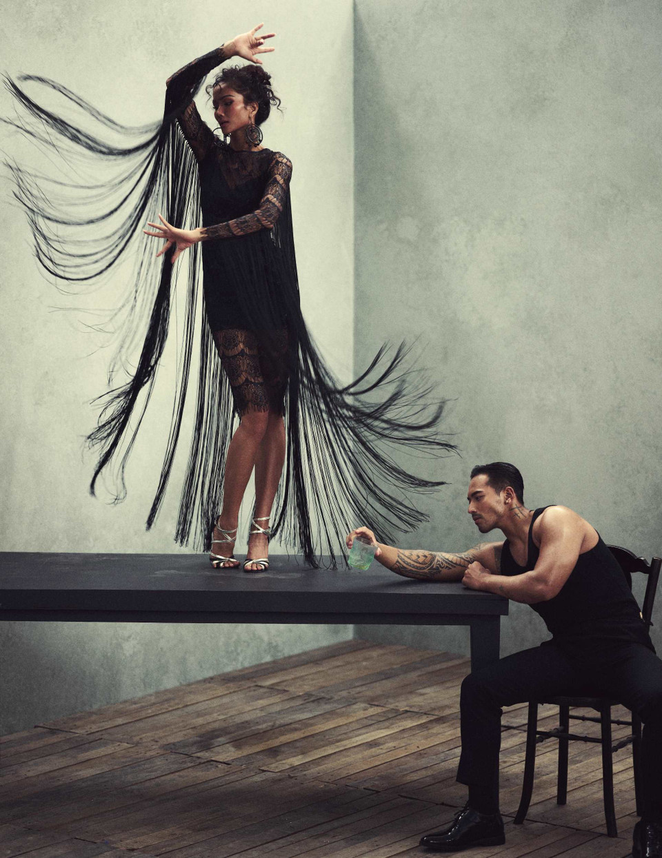 H'Hen Niê cho biết cô đặt nhiều cảm xúc vào buổi chụp ảnh và thật sự nhập tâm vào nhân vật. (Ảnh: Vietnam+)