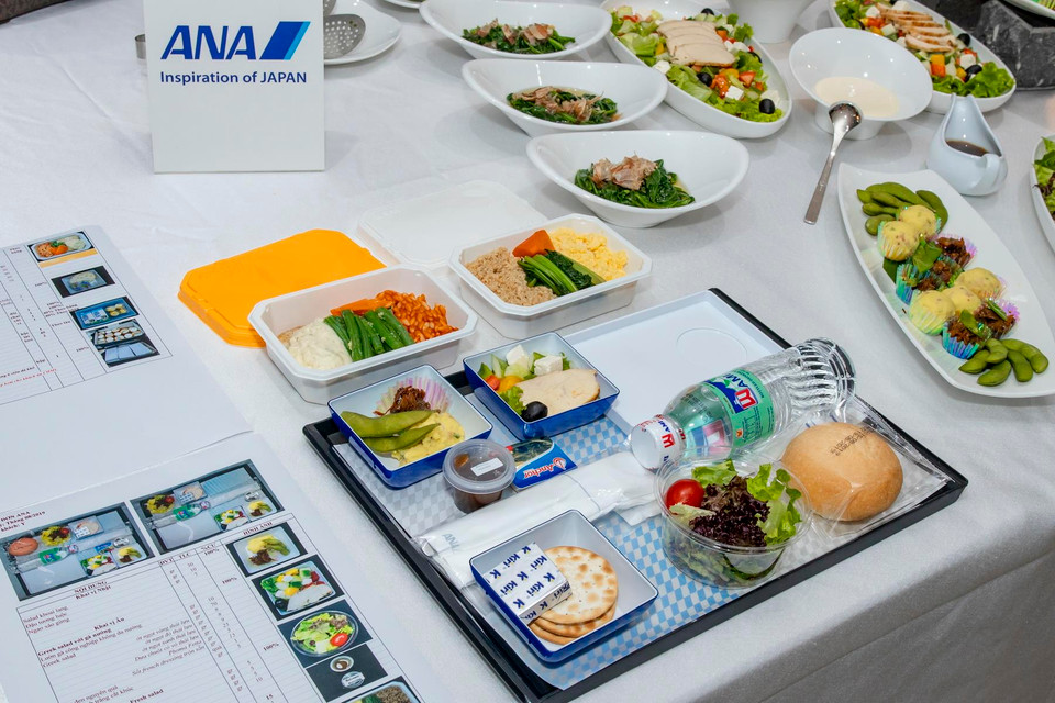 Một xuất ăn hạng phổ thông. (Ảnh: CTV/Vietnam+)