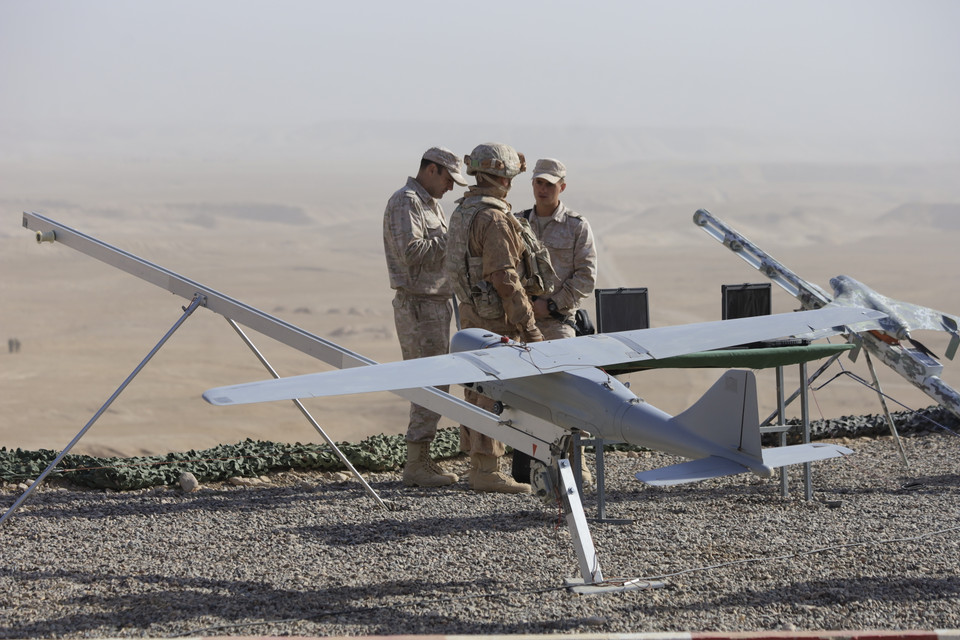 Máy bay không người lái.(Ảnh: Trần Hiếu/TTXVN)