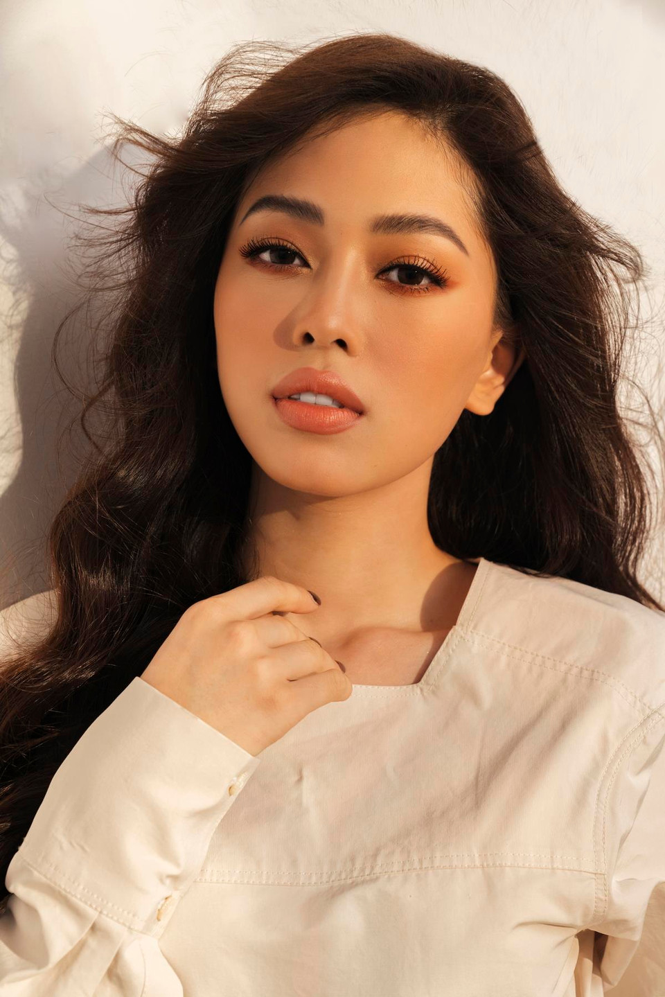 Với sự ủng hộ và bình chọn của khán giả, Bùi Phương Nga đã xuất sắc lọt vào Top 10 của cuộc thi đồng thời đánh dấu một bước ngoặt lớn cho nhan sắc Việt trên đấu trường quốc tế. (Ảnh: Hậu Lê/Vietnam+)