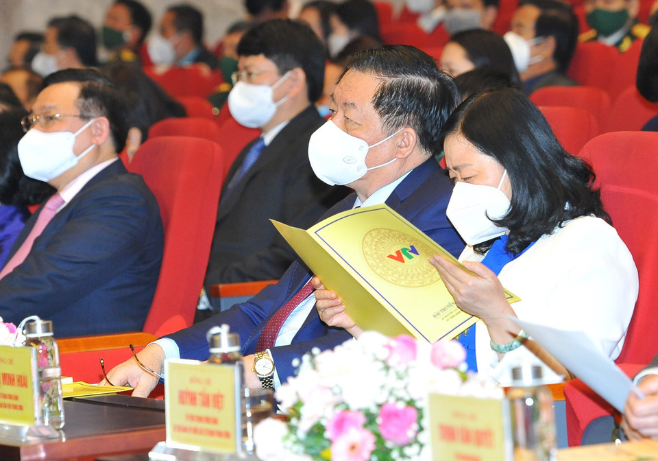 Các đại biểu dự chương trình. (Ảnh: Minh Đức/TTXVN)