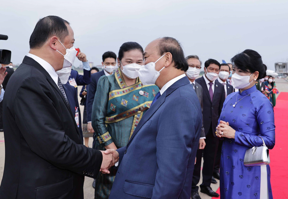 Trong chuyến thăm, đã có 14 văn kiện hợp tác được ký kết, trao đổi giữa các bộ, ngành, doanh nghiệp và địa phương hai nước.(Ảnh: Thống Nhất/TTXVN)