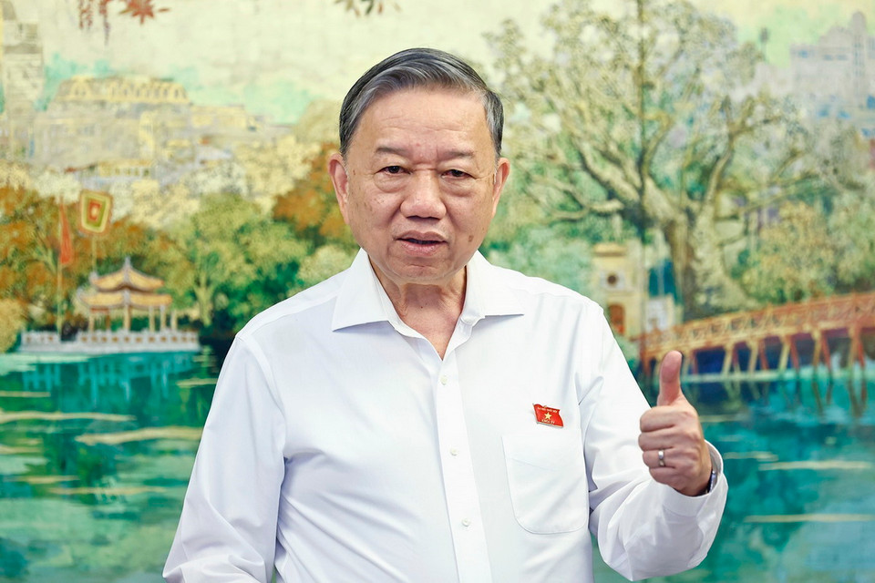 Tổng Bí thư Tô Lâm phát biểu. (Ảnh: Doãn Tấn/TTXVN)