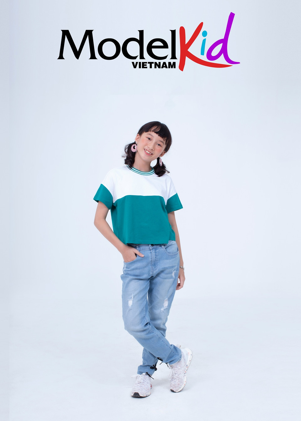 Thí sinh Phạm Ngô Gia Nhi. (Ảnh: CTV/Vietnam+)