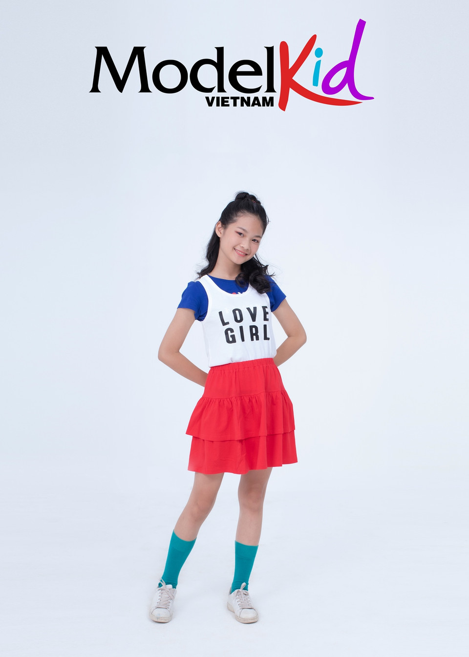 Thí sinh Hà Thiên Trang. (Ảnh: CTV/Vietnam+)