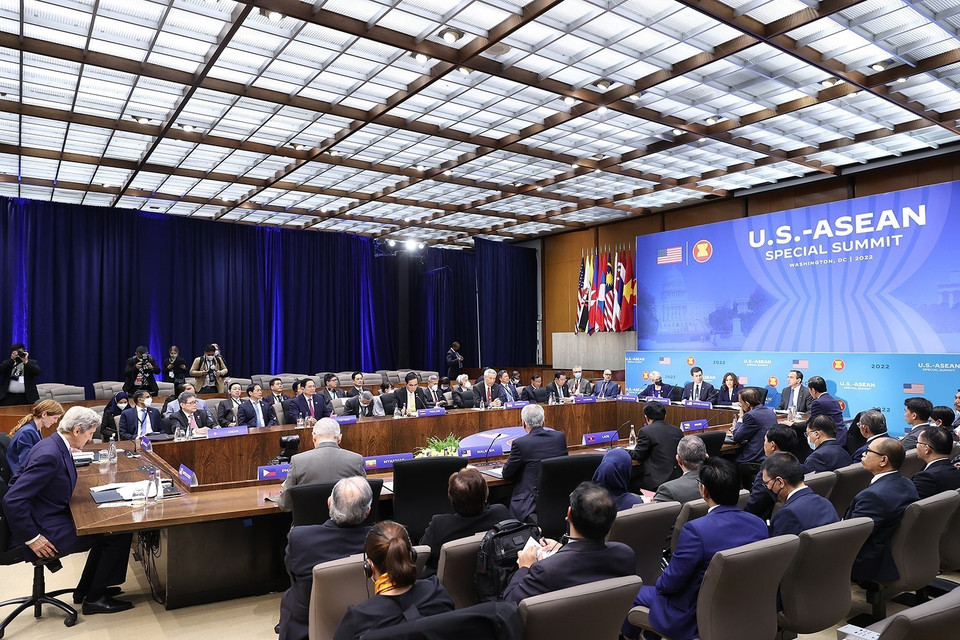 Quang cảnh cuộc thảo luận. (Ảnh: Dương Giang/TTXVN)