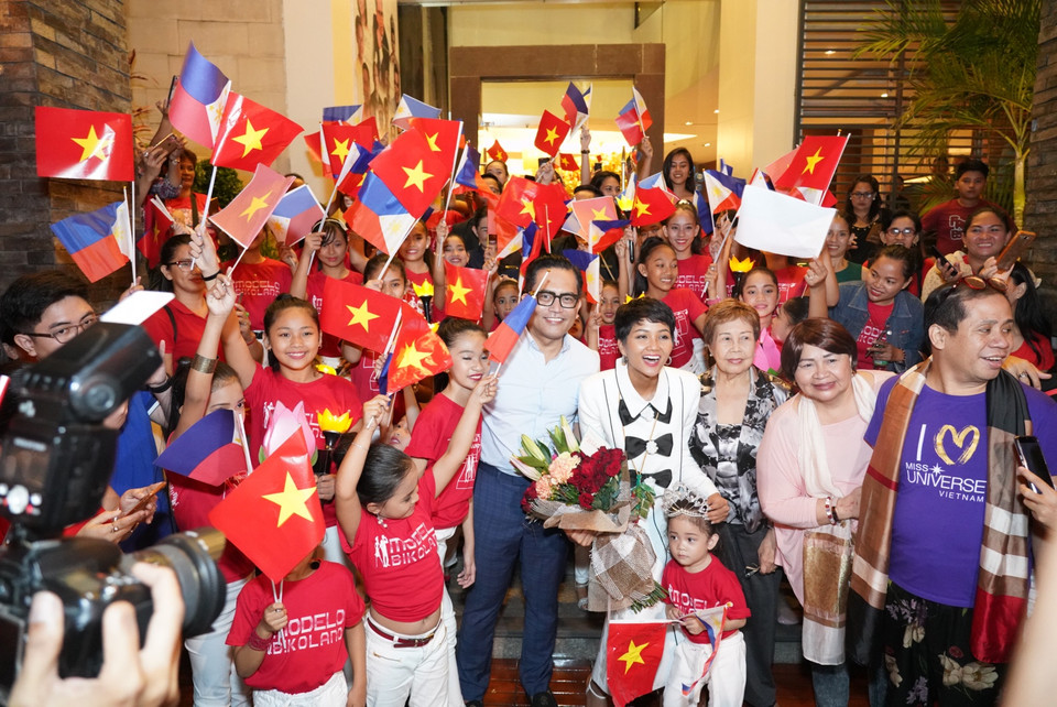 Người hâm mộ cũng kỳ vọng Việt Nam sẽ giống như Philippines, bởi từ khi Venus Raj lọt Top 5 Miss Universe, quốc gia này đã liên tục gặt hái chuỗi thành tích sắc đẹp rất ấn tượng. (Ảnh: CTV/Vietnam+)