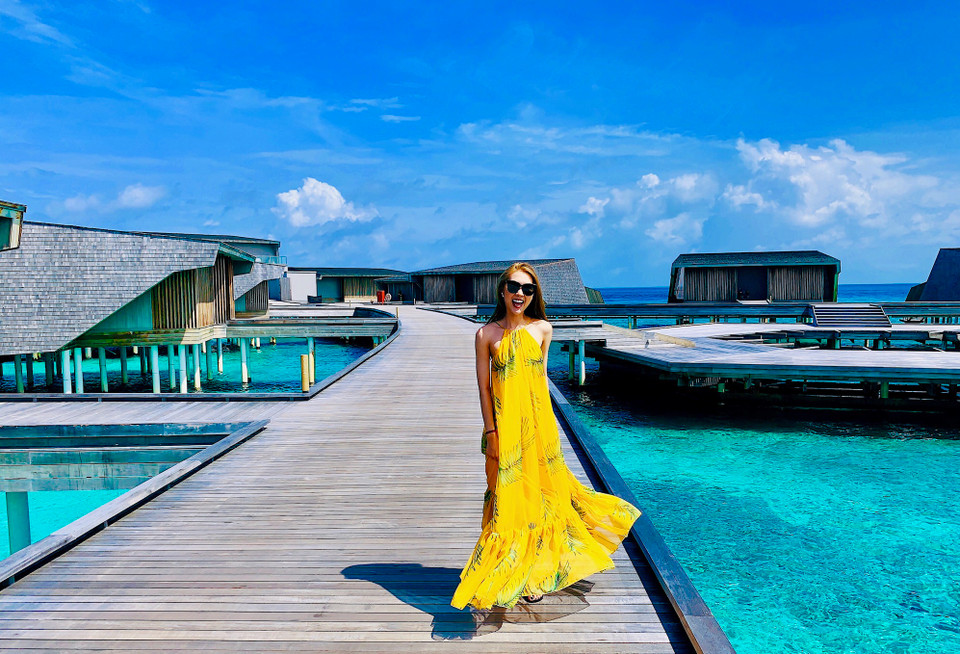 Rực rỡ ở quốc đảo Maldives. (Ảnh: CTV/Vietnam+)