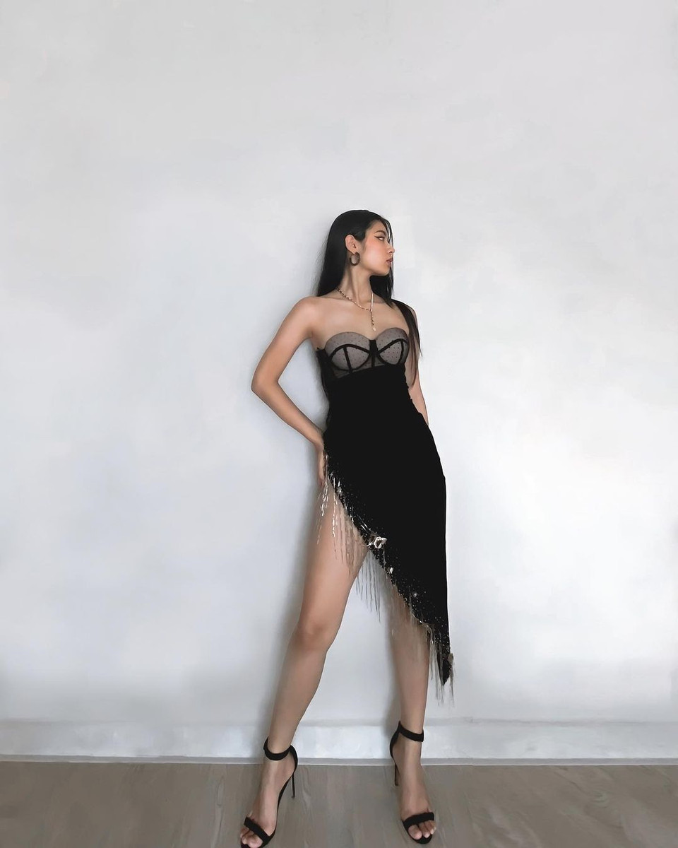 Đến với cuộc thi lần này, Quỳnh Trang gác lại hình ảnh nhút nhát thường thấy để có thể thay đổi và cải thiện bản thân tốt đẹp hơn từng ngày. (Ảnh: CTV/Vietnam+)