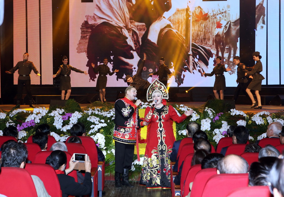 Một tiết mục trong chương trình. (Nguồn: TTXVN)