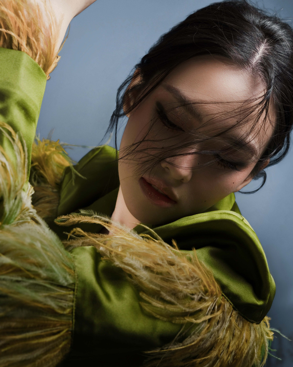 Trong tương lai, Tường San cho biết sẽ tiếp tục cân đối giữa việc chăm sóc gia đình nhỏ với việc tham gia các hoạt động nghệ thuật. (Ảnh: CTV/Vietnam+)